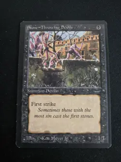 Stone- Throwing - Devils - Arabian Nights - MTG Magic - Image 1