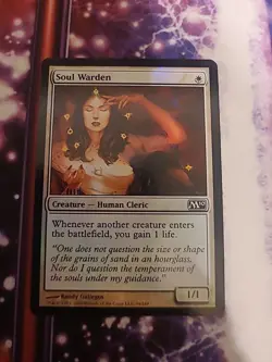 Magic: The Gathering foil Soul Warden M10 - Image 1