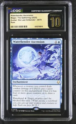 Waterbender Ascension #79 Avatar: The Last Airbender MTG CGC 10 PRISTINE - Image 1
