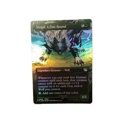 Torgal, A Fine Hound (Borderless) Final Fantasy Foil - Image 1