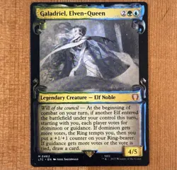 Galadriel Elven Queen M 0462, NM Showcase Scrolls Mythic MTG Lord Rings LotR - Image 1