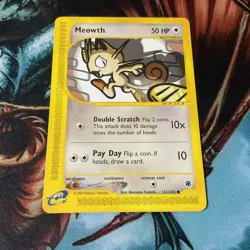 2002 Pokemon Card Meowth 121/165 Expedition Vintage NM-Mint,,, - Image 4
