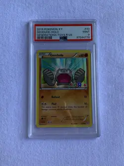 2016 Pokemon XY Geodude 43/83 Holo Generations Toys R US PSA 9 - Image 1