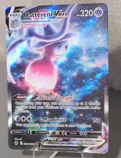 Pokemon Hatterene VMAX GG47/GG70 Ultra Rare Crown Zenith Galarian Gallery Holo - Image 1