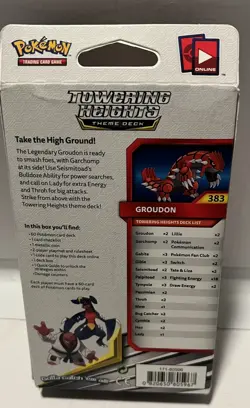 Pokemon Cosmic Eclipse Towering Heights Theme Deck Cracked Ice Holo NEW/SEALED - Image 2