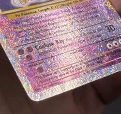 Alakazam Reverse Holo Rare 1/110 Legendary Collection Pokemon English WOTC MP - Image 4