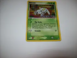 Pokemon Nincada EX Deoxys 67/107 Reverse Holo Stamped Vintage DMG LP Free Ship - Image 2