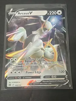 Pokemon TCG Arceus V 122/172 Brilliant Stars - Image 1