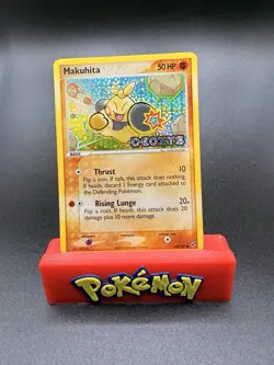Pokemon Makuhita #65/107 Reverse Holo Common - 2005 EX Deoxys - Near Mint (NM) - Image 1