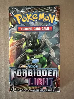 Pokemon moon forbidden light booster pack - Image 1