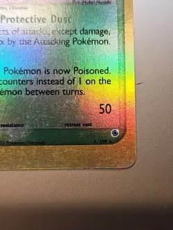 Pokemon TCG Dustox EX Ruby & Sapphire 6/109 Reverse Holo Rare LP-NM - Image 3