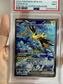 Pokemon Zapdos EX 202 151 Special Illustration Rare PSA 9 - Image 3