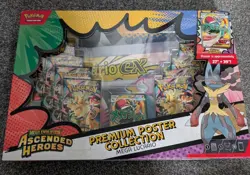 Pokemon Ascended Heroes Premium Poster Collection Mega Lucario - New & Sealed - Image 1
