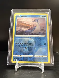 922020 - Lapras Rare Reverse Holo Sword & Shield Base Set 048/202 Pokemon TCG - Image 1