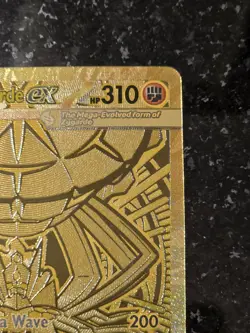 Pokemon Mega Zygarde EX 124/088 Gold Perfect Order English Hyper Rare - Image 4