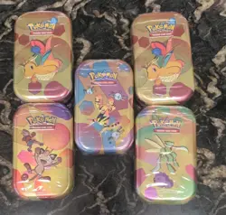 5x Pokemon TCG Scarlet & Violet 151 Mini-Tin Brand NEW C23 - Image 1