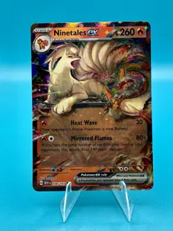 Pokemon TCG 2023 Ninetales EX 038/165 Scarlet & Violet 151 Holo Rare NM - Image 1