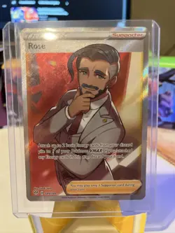 Pokemon TCG Rose Darkness Ablaze 189/189 Holo Full Art Heavily Played - Image 1