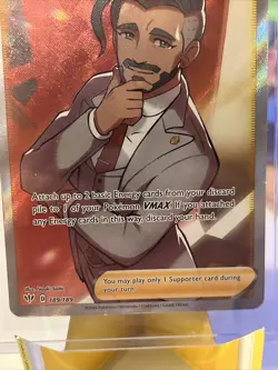 Pokemon TCG Rose Darkness Ablaze 189/189 Holo Full Art Heavily Played - Image 3