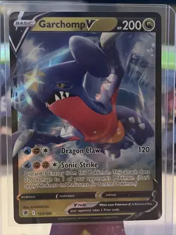 Pokemon TCG Garchomp V 117/189 Swsh10: Astral Radiance Holo NM - Image 1