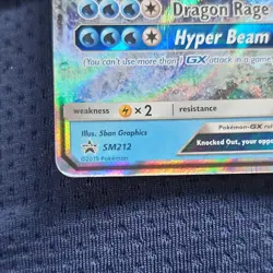 Pokemon TCG Gyarados GX SM212 Promo Holo SM 2019 Stage 1 Aqua GX 5ban Graphics - Image 5
