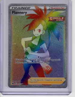 Light Play Pokemon TCG Chilling Reign Flannery Secret Rare 215/198 - Image 1