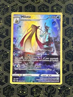 Pokemon SWSH12: Silver Tempest Trainer Gallery Milotic Ultra Rare TG02/TG30 - Image 1