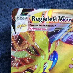 Pokemon Regieleki VMAX 058/195 Silver Tempest Ultra Rare Full Art Holo 2022 - Image 3