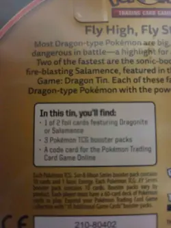 Pokemon TCG 2019 Salamence Dragons Tin - NEW/SEALED - Image 3