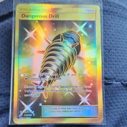 Pokemon Dangerous Drill 192/181 Sm-Team Up Trainer Secret Rare Holo 2019 - Image 1