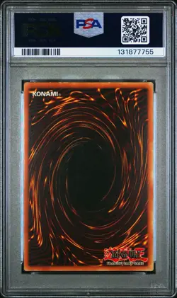 2002 Yu-Gi-Oh! Celtic Guardian Legend of Blue Eyes LOB Unlim Super Rare PSA 8 - Image 2