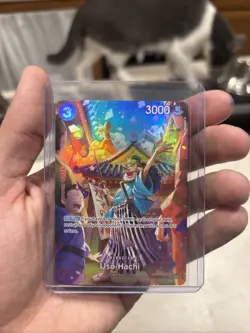 Uso-Hachi SP Alt Art ST18-001 C OP10 Royal Blood ONE PIECE Card TCG - Image 1