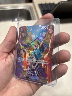 Uso-Hachi SP Alt Art ST18-001 C OP10 Royal Blood ONE PIECE Card TCG - Image 3