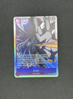 ONE PIECE ENEL OP15-060 SR SUPER RARE ADVENTURE ON KAMI'S ISLAND NM SKY ISLAND - Image 1