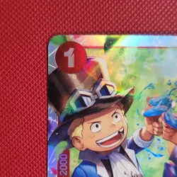 Bandai Ace & Sabo & Luffy OP13-007 Carrying on His Will SR Foil Holo 1000 HP - Image 3