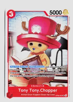Tony Tony.Chopper (007) OP08-007 Foil SR One Piece NM - Image 1
