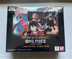 One Piece TCG 🔥 OP-09 Emperors in the New World Booster Box 🔥 English SEALED - Image 1