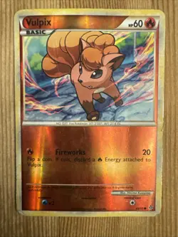 Vulpix Reverse Holo 68/95 Pokemon TCG Unleashed DAMAGED - Image 1