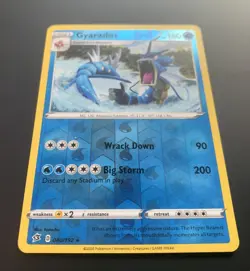 Pokemon TCG Gyarados Rebel Clash 040/192 Holo Holo Rare - Image 2