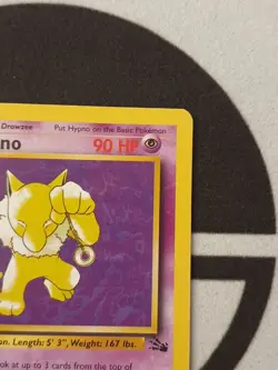 Pokemon Karte Hypno 23/62 Fossil Set Pokemon Original TCG 1999 Vintage - Image 4
