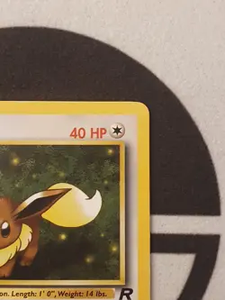 Pokemon Karte Evoli 55/82 Team Rocket Set Pokemon 1999 Vintage TCG Eevee - Image 5