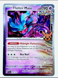 Flutter Mane 078 Trick or Trade Booster Cosmos Rare Holo Pokemon TCG - Image 1