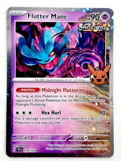 Flutter Mane 078 Trick or Trade Booster Cosmos Rare Holo Pokemon TCG - Image 2