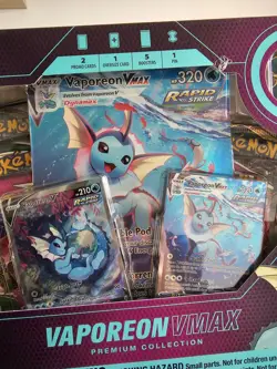 VMAX Premium Collection Box (Set of 3) - Vaporeon Jolteon Flareon Pokemon TCG - Image 3