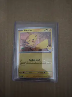 Pikachu 051/162 Cosmos Holo Pokemon Day 2026 Stamped Promo NM Condition - Image 1