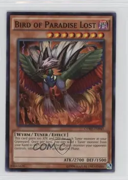 Bird of Paradise Lost Unlimited YuGiOh Clash Rebellions #CORE-EN040 - Image 1