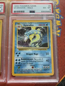 (Lot of 3) Pokemon Game Gyarados 1999 Base Set & 2000 Base 2 PSA Graded - Image 4