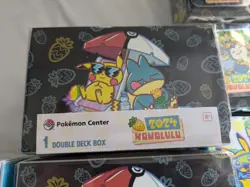 Pokemon 2024 World Championship Pikachu Munchlax Double Deckbox Honolulu IN-HAND - Image 1