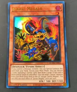 Yu-Gi-Oh! Jurrac Megalo Ultra Rare Card 1st Edition BLMM-EN016 NM - Image 1