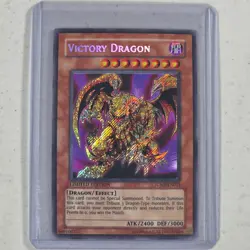 Victory Dragon Secret Rare JUMP-EN011 Limited Edition Yu-Gi-Oh Shonen Jump Promo - Image 1